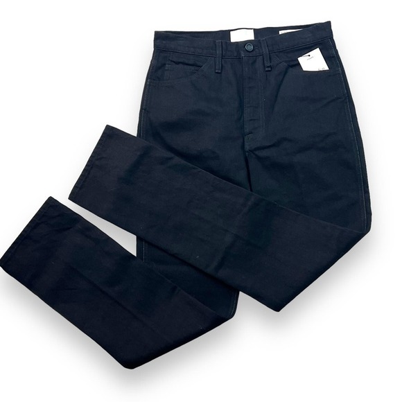 FRAME Jeans Woman’s Size 27 Le Italian True Straight Leg High Rise Black New - Picture 7 of 16